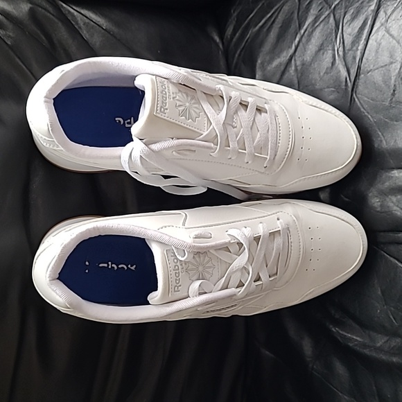 Reebok white leather sneakers  for man size 10 for 🇺🇸 - Picture 5 of 11